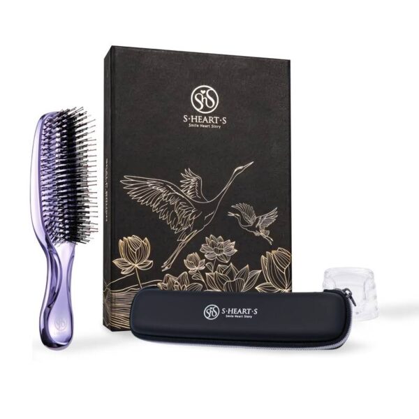 Набор подарочный с расческой для кожи головы и волос "Ворлд Премиум" Scalp Brush World Premium